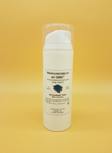 Reinigungsmilch mit DMS® 150 ml Reinigt äußerst schonend und pflegt zugleich