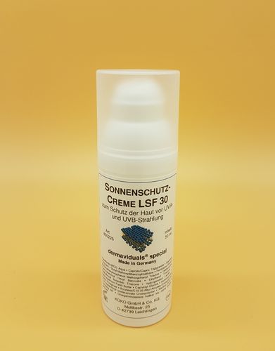 Sonnenschutzcreme LSF 30 50 ml Zum Schutz der Haut vor UV-A- und UV-B-Strahlung
