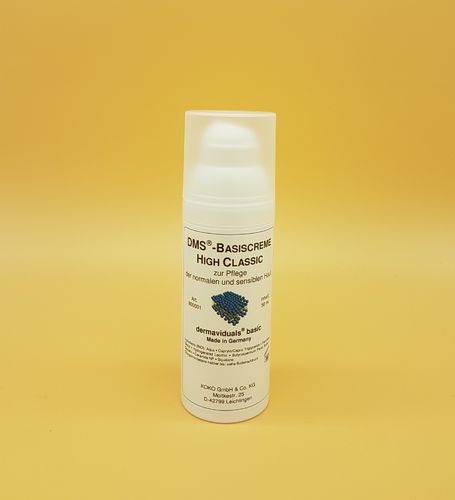 DMS® Basiscreme High Classic 50 ml Hautpflege für die normale und sensible Haut