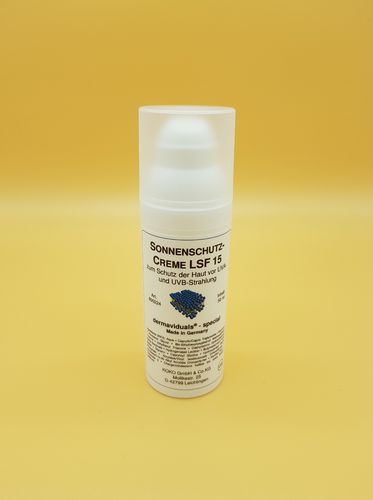 Sonnenschutzcreme LSF 15 50 ml Zum Schutz der Haut vor UV-A- und UV-B-Strahlung